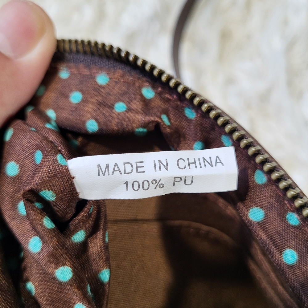 Chala Crossbody Leather Bird Design Bag With Adjustable Strap - Picture 11 of 13